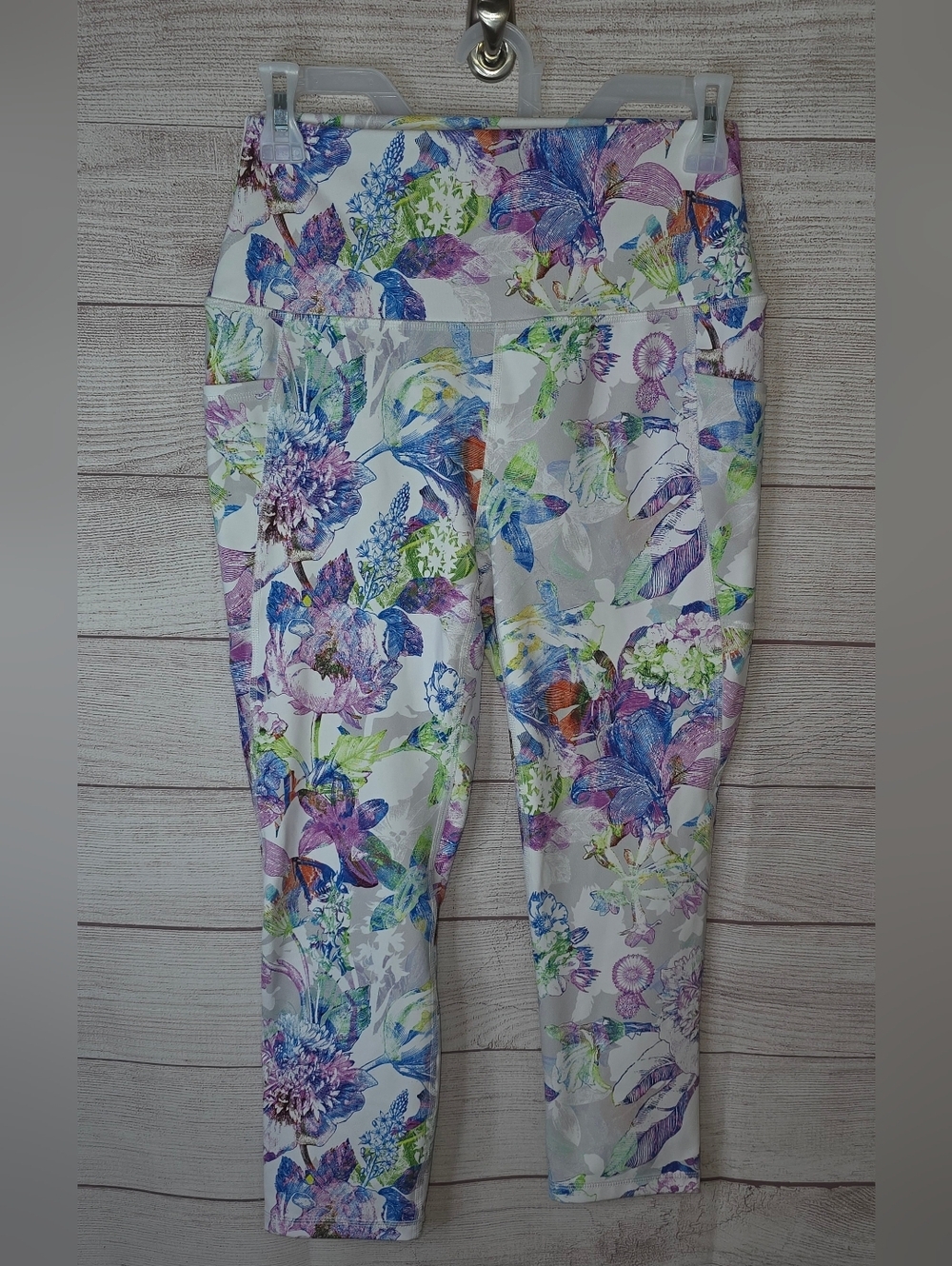 RBX High Waist Performance Capri Leggings Size Medium